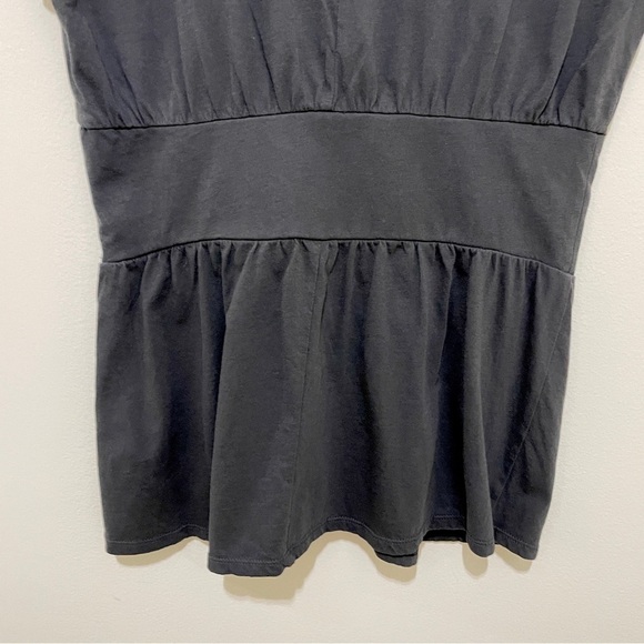 Express Y2K Style Gray & White Wild Love Lace-Up Sleeveless T-shirt, Size M - Picture 5 of 7